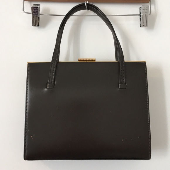 1940’s Leather Purse w Suede Interior - Picture 1 of 4